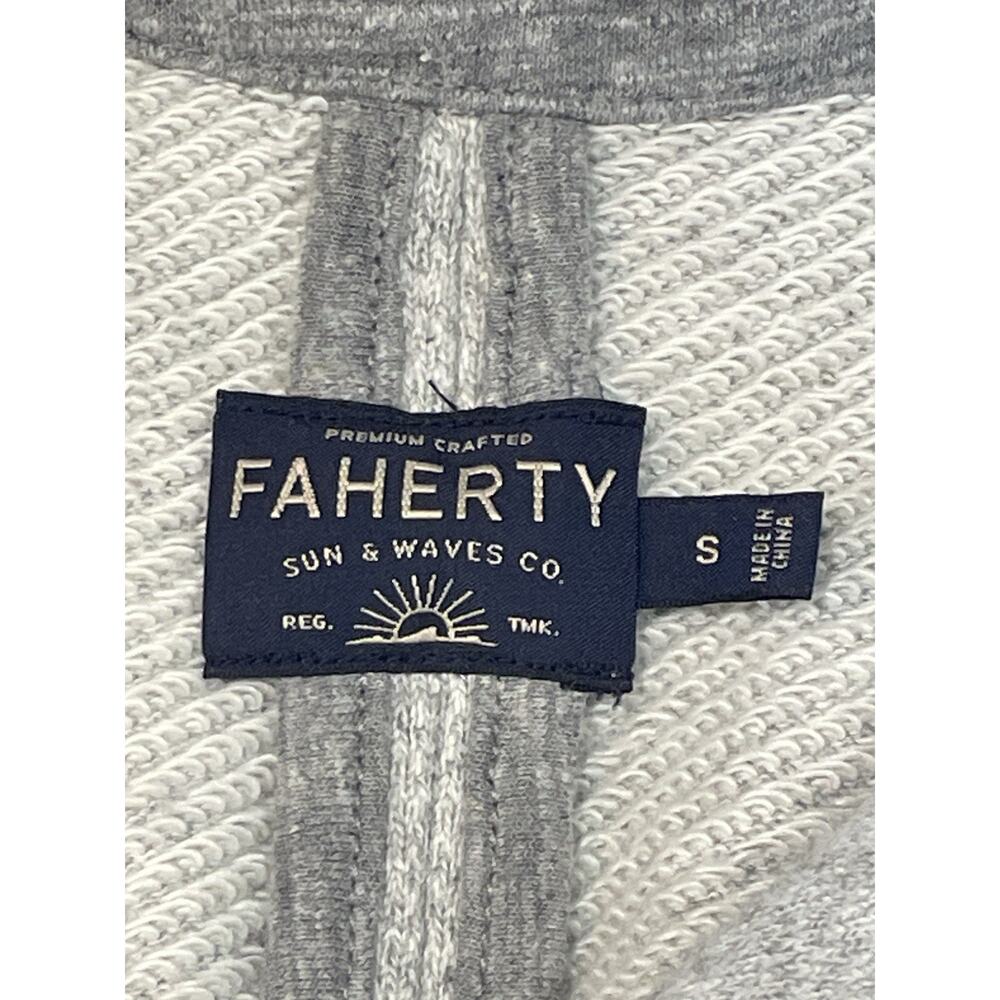 Faherty Inlet Women's Size Small Cotton Blend Knit Blazer Cardigan Jacket Gray - Picture 11 of 13
